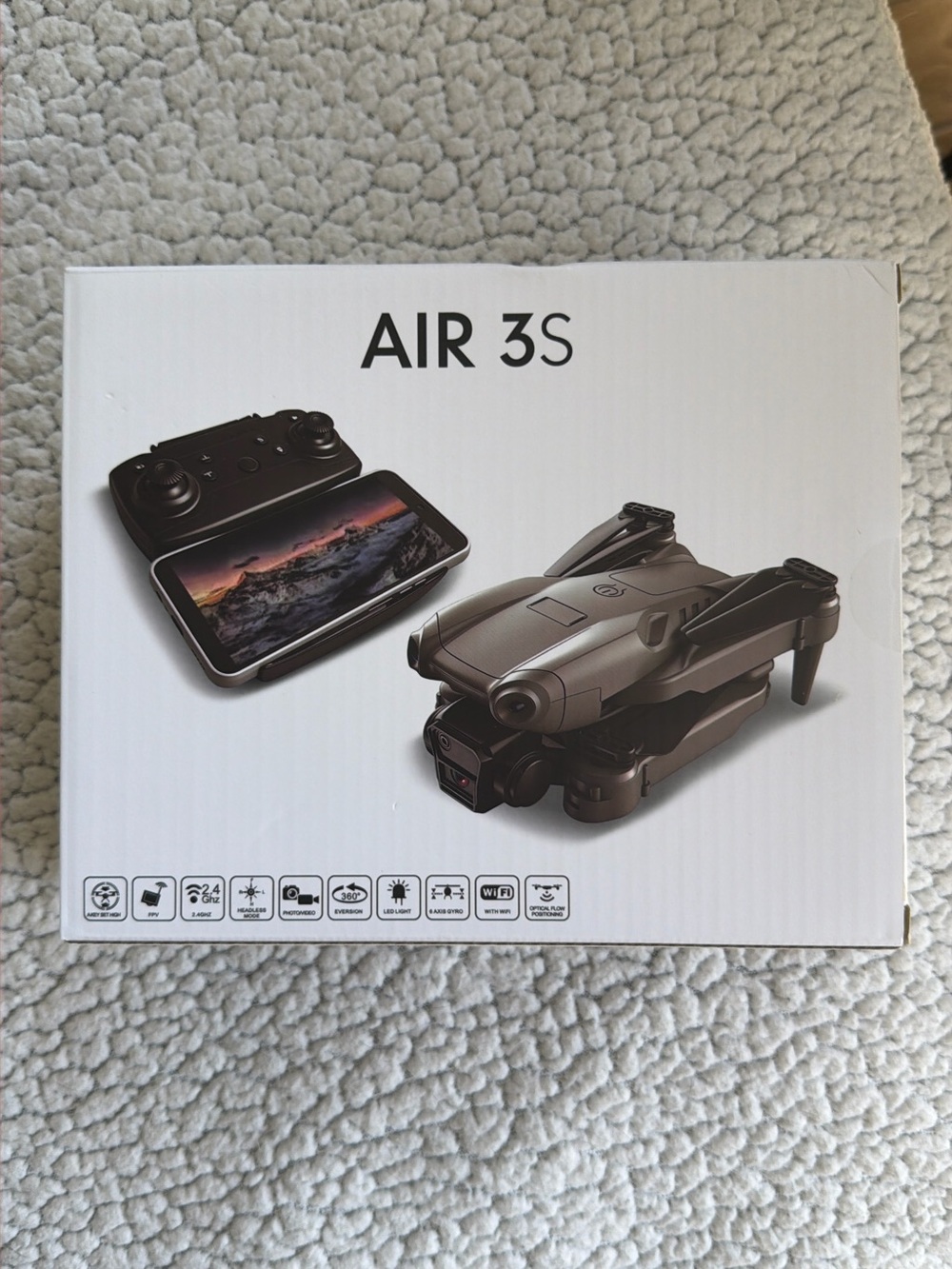 Air 3S Drone with Remote Controller - Black